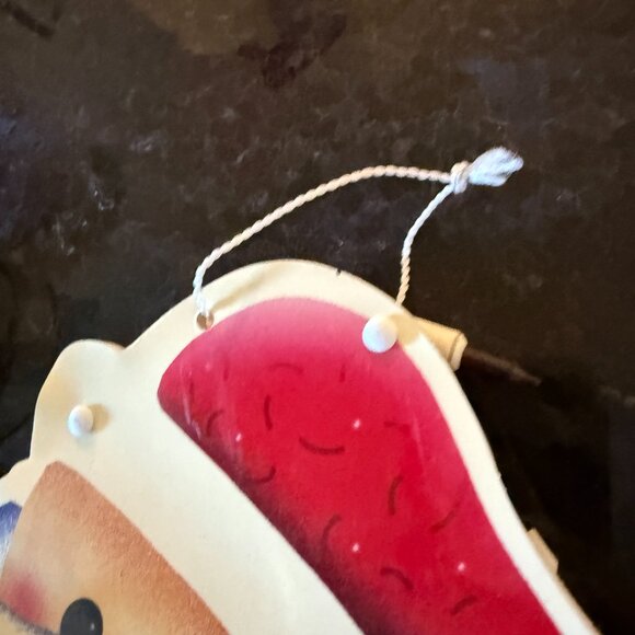 2PC VTG 2000 Impact Plastics Lighted Candy Cane Santa Claus Christmas Decoration - Picture 12 of 16